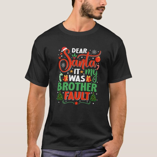 Camiseta Caros Papais noeis, Era A Minha Família De Falhas  (Frente)