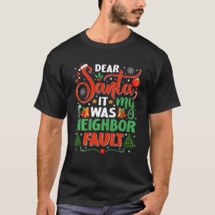Camiseta Caros Papais noeis, Era O Ho Da Família Xmas Da Mi