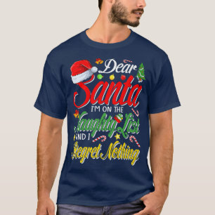 Camiseta Caros Papais noeis, estou na lista e não me arrepe