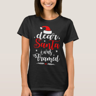 Camiseta Caros Papais noeis, Eu Estava Enquadrada De Malvad