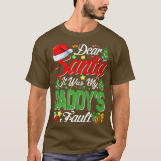 Camiseta Caros Papais noeis, Foi O Meu Pai De Natal.
