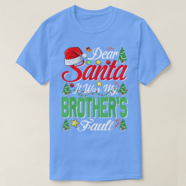 Camiseta Caros Papais noeis, Foi O Natal Da Culpa Dos Meus  (Frente do Design)