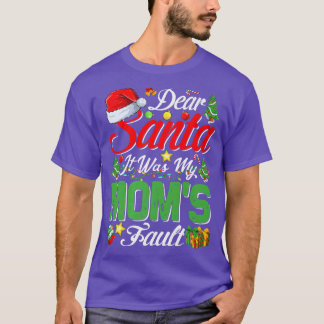 Camiseta Caros Papais noeis, Foi O Natal Da Minha Mães.