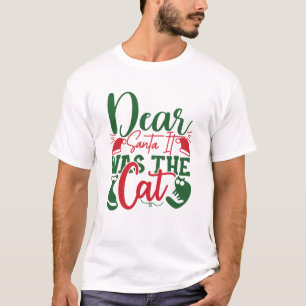 Camiseta Caros Papais noeis, foi o presente de natal engraç