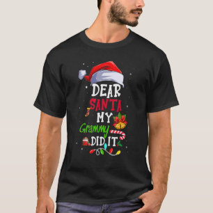 Camiseta Caros Papais noeis, Meu Grammy Fez Isso Homens De 