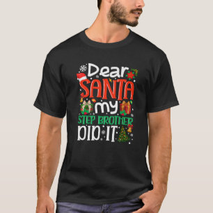 Camiseta Caros Papais noeis, Meu Irmão Espetacular Fez Um X