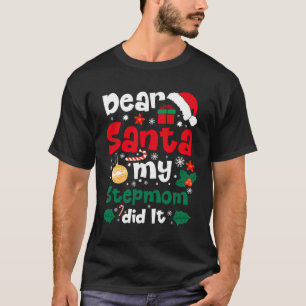 Camiseta Caros Papais noeis, Minha Mãe Fez Um Natal Engraça