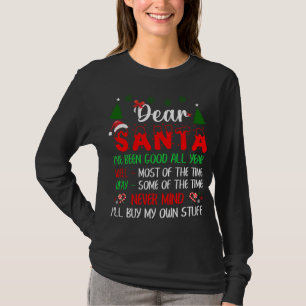 Camiseta Caros Papais noeis, não se importam que eu Comprar