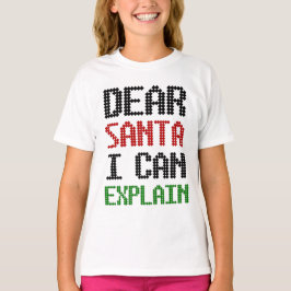 Camiseta Caros Papais noeis, posso explicar a Lista de Vadi