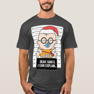 Camiseta Caros Papais noeis Posso Explicar Chri Criminoso D