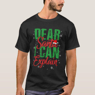 Camiseta Caros Papais noeis, Posso Explicar O Engraçado Pre