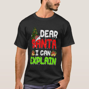 Camiseta Caros Papais noeis, Posso Explicar Pajama Por
