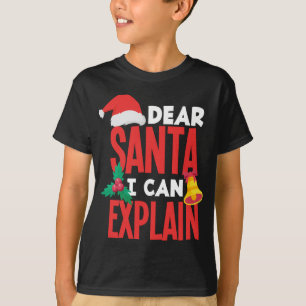 Camiseta Caros Papais noeis, Posso Explicar Papai Noel Que 