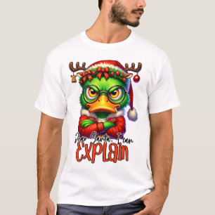 Camiseta Caros Papais noeis, posso explicar - Sarcástico Pa