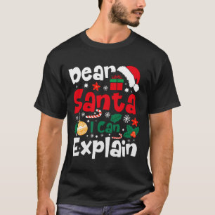 Camiseta Caros Papais noeis, Posso Explicar Um Feliz Natal