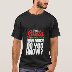 Camiseta Caros Papais noeis Quanto Vocês Sabem Que Xm De Na