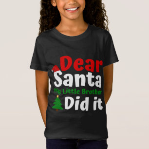 Camiseta Caros Papais noeis Que Meu Irmão Fez No Natal