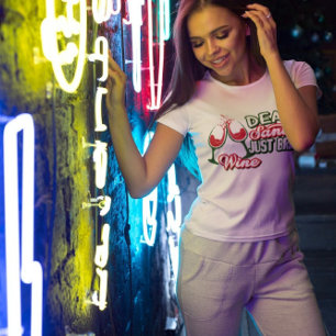 Camiseta Caros Papais noeis, Tragam Festa De Natal De Vinho