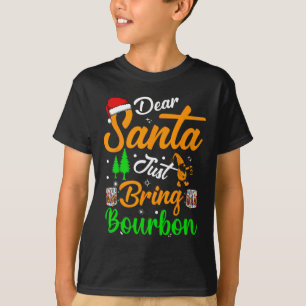 Camiseta Caros Papais noeis, Tragam-me um pijama de Natal B