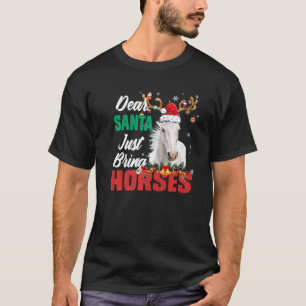 Camiseta Caros Papais noeis Trazem Cavalos As Mulheres De N