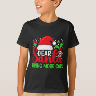 Camiseta Caros Papais noeis Trazem Mais Gatos Engraçados Co