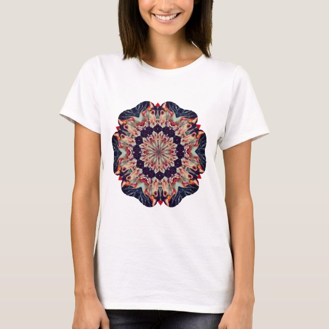 Camiseta Carousel Horse Abstract Art (Frente)