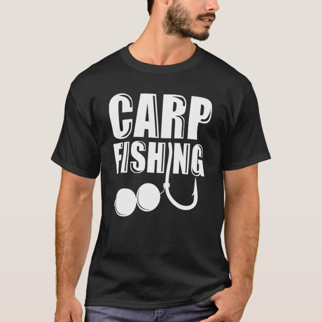 Camiseta Carp Fishing Hook Boilie (Frente)
