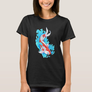 Camiseta Carp Koi Fish Japonês