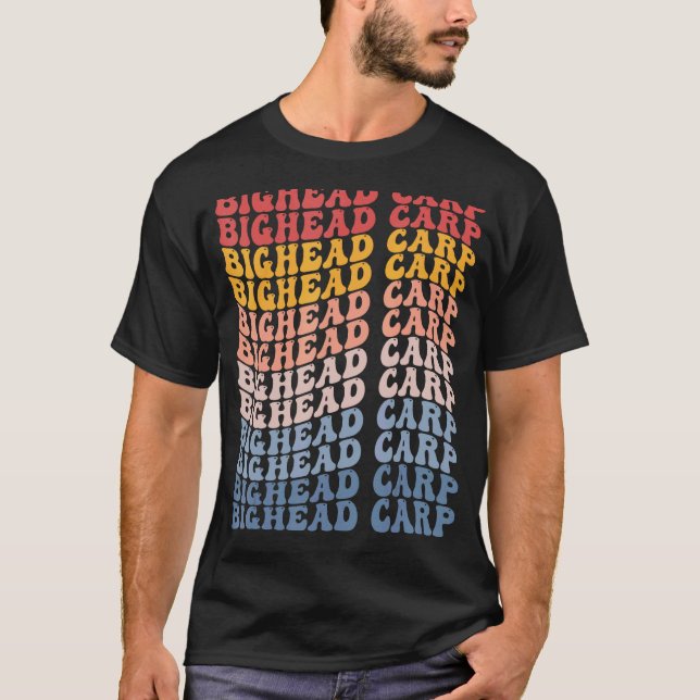 Camiseta Carpa Cabeçuda Groovy Peixe Retro (Frente)