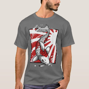 Camiseta Carpa de Peixes Koi do Japão515