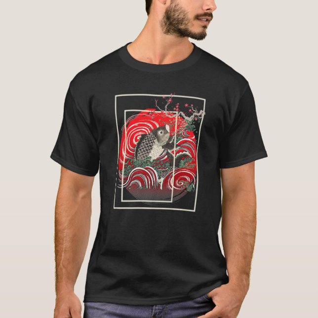 Camiseta Carpa Japonesa Peixe Koi Japonês (Frente)