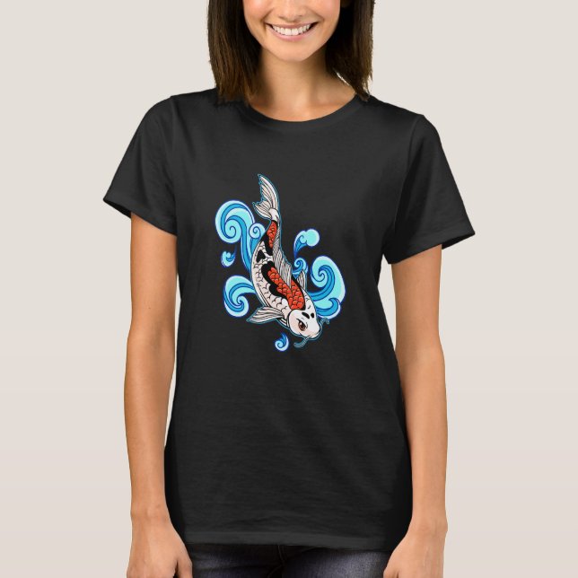 Camiseta Carpa Koi Asiática Carpa Koi (Frente)
