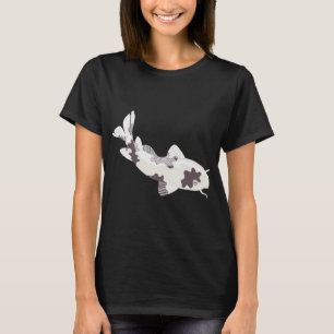 Camiseta carpa koi estilo japonês