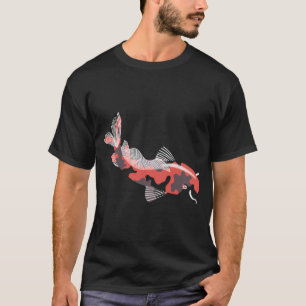 Camiseta carpa koi estilo japonês