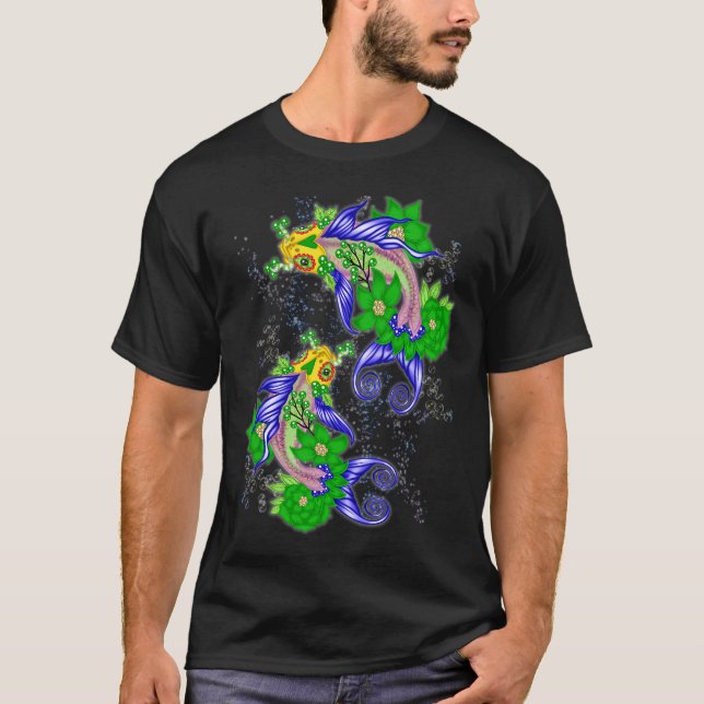Camiseta Carpa Koi Fantasia (Frente)