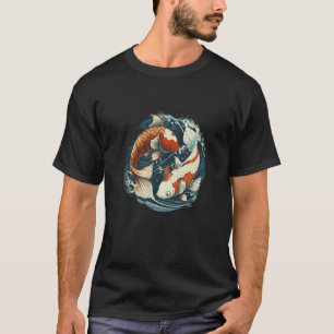 Camiseta Carpa Koi Nishikigoi um símbolo da cultura japones