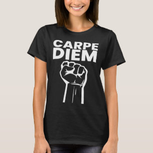 Camiseta Carpa Motivacional Agita a Positividade no Dia