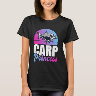 Camiseta Carpa Princesa Pesca de Carpa Pesca de Carpa