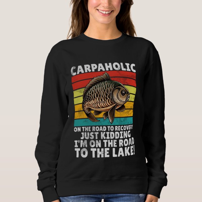Camiseta Carpaholic Carp Fishing (Frente)