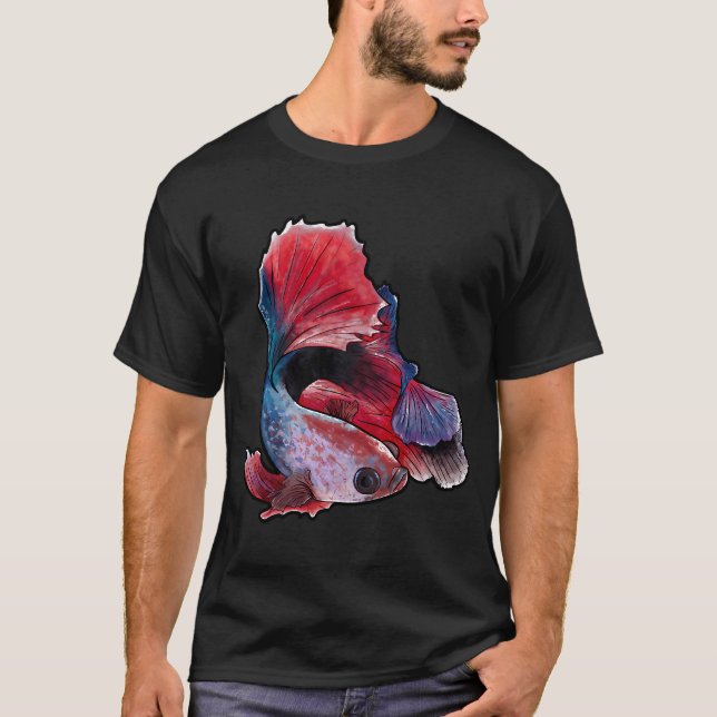 Camiseta Carpas Koi lutadoras (Frente)