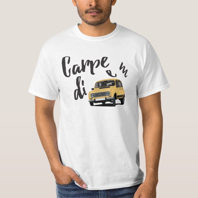 Camiseta Carpe diem - 4L - em 38 cores (Frente)