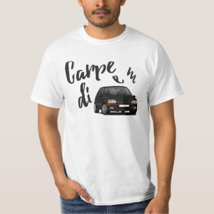 Camiseta Carpe Diem com Peugeot 205 GTi - escolha sua cor