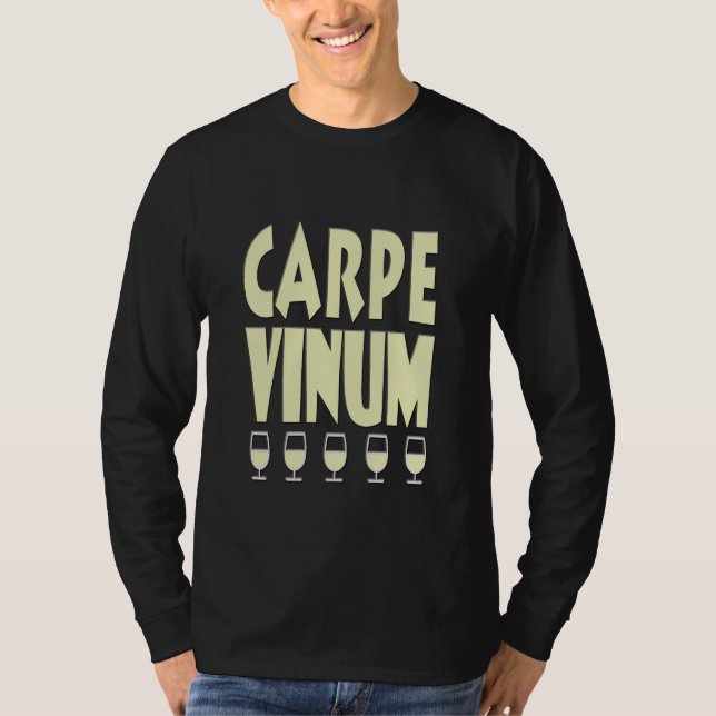 Camiseta Carpe Vinum - Agitar o Vinho (Frente)