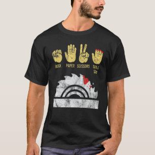 Camiseta Carpente de madeira de Mesa de tesoura de papel