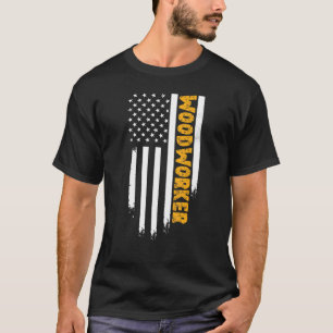 Camiseta Carpenter American Flag Woodstaff
