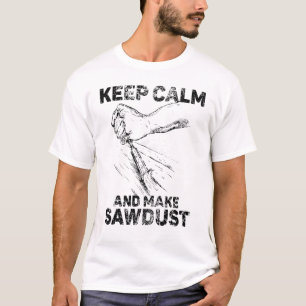 Camiseta Carpenter Woodworker Sawdust Craftsman Vintage
