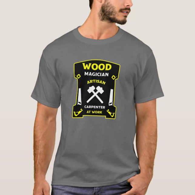 Camiseta Carpintaria E Madeira (Frente)