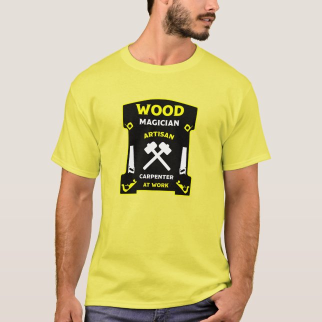 Camiseta Carpintaria E Madeira (Frente)
