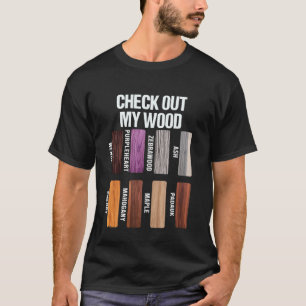 Camiseta Carpintaria Engraçada Trabalhos em Madeira Marcene