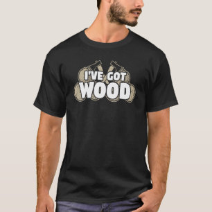 Camiseta Carpintaria Lenhador Eu Tenho Acampamento de Corte